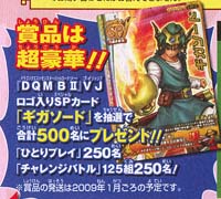 レア当選品】ドラゴンクエストモンスターバトルロードカード抽選商品